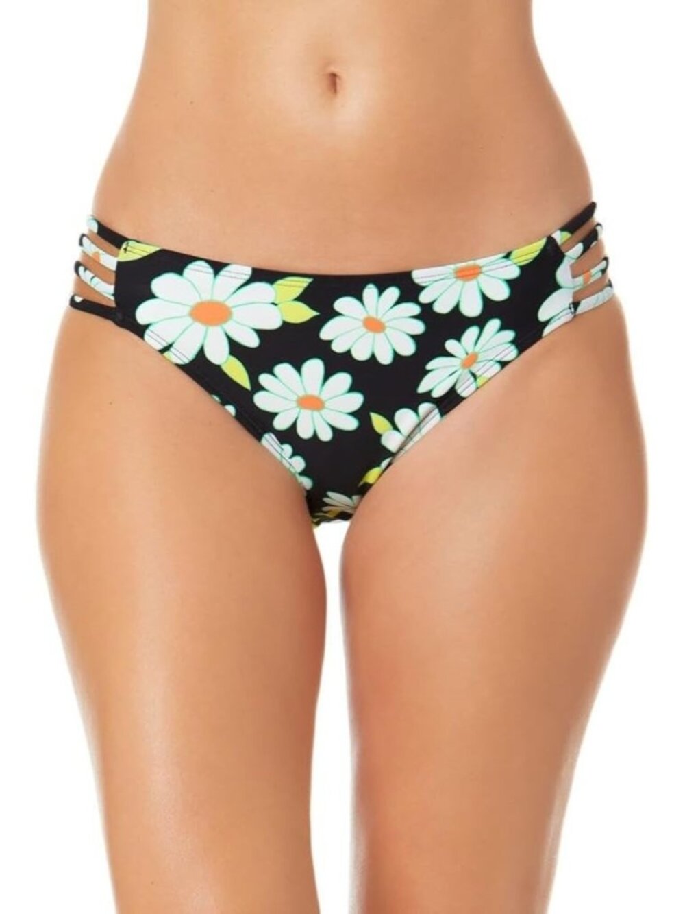 Salt + Cove Juniors Juniors Daisy Dance Strappy Swim Bikini Bottom ( L )